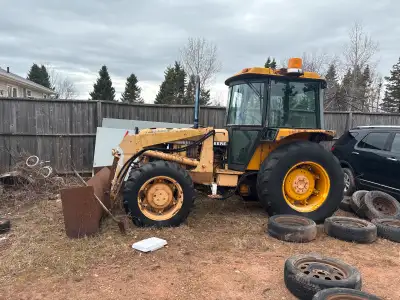 2355 john deere tractor 4x4 cab front end loader not pretty needs a paint job 5500 hours on meter ca...