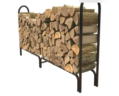 Log rack info This is the 8’ Panacea Deluxe Log Rack from Home Hardware, which sells for $119.99 cur...