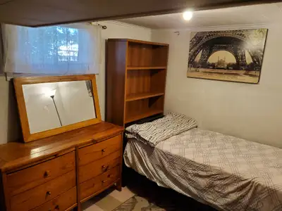 Furnished basement room for rent in 3 bedroom for $650 near Value Village within walking distance to...