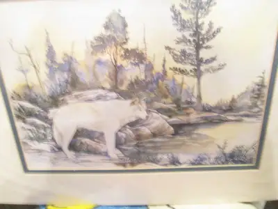 wolf print by Paul Livingston (18x14 unframed), View more