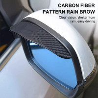 Carbon Fibre Side Mirror Visor. Rain, Snow Visor, 2 pcs/set.