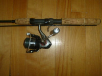 Canne moulinet peche truite, Shimano/Quantum Fishing rod reel