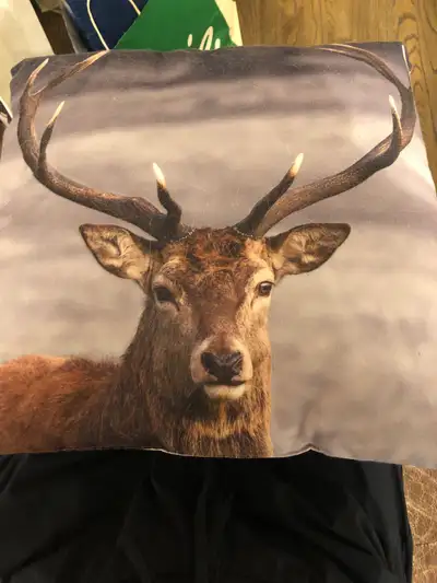 Deer and mountain pillows, View more