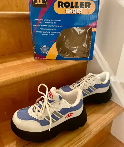 Roller Sneakers! Convert to roller skates! Size 8 (like new!), View more