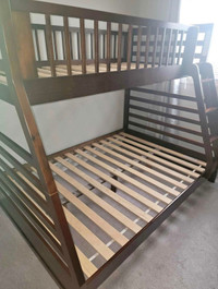 Wooden Bunk beds (single over double) EUC!