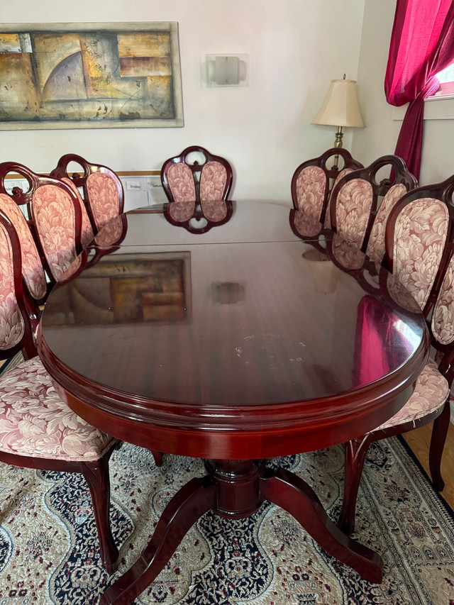 Dining table 6 to 8 including 8 chairs  in Dining Tables & Sets in City of Toronto