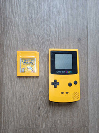 Gameboy Color Pokemon Special Pikachu Edition Yellow