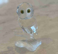 Swarovski Crystal Figurine “Owl on Branch” #7621003 (ad 36C)