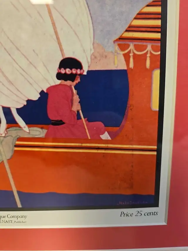 Vintage Vogue Art Print June 1 1916 Summer Fashion Cover Wall Ar in Arts & Collectibles in St. Catharines - Image 7