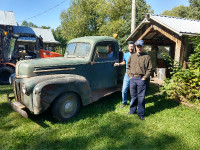 1946 Ford half ton pickup- Barn find and Running!