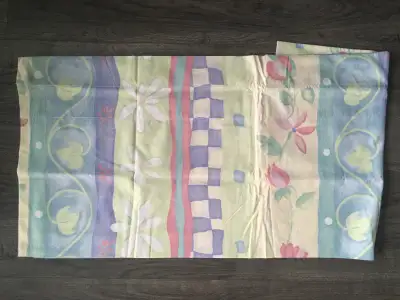 $5 ONLY Curtain valance for window treatment. Comes with a pouch/pocket you can stuff with paper or...