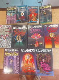 Lot of VC Andrews Books-Hardcover & Paperback