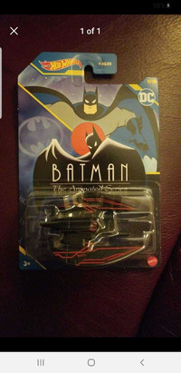 Batman Batplane Hot Wheels Toy