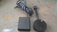 Google Chromecast 2nd Generation Model NC2-6A5 with Power Adapte