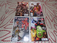 X-MEN NATION X #1 - 4, COMPLETE SET, MARVEL COMICS, FIRST PRINT
