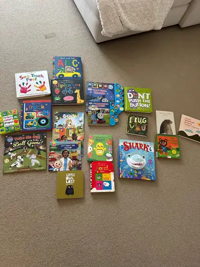 $25 for all 19 children’s books. Assorted and in mint condition. From newborn-2 years age appropriat...