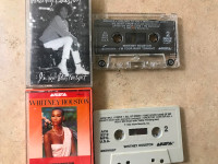 2 Whitney Houston cassette tapes near mint play tested old stock