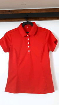 Nike golf DRI-FIT, red tshirt sport , size smal pour femme l