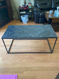 Coffee table dimensions length 100 cm, width 50 cm, height 45 cm