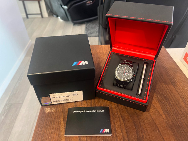 Genuine BMW M Power Racing Division Stainless Steel Wrist Watch! in Jewellery & Watches in Calgary