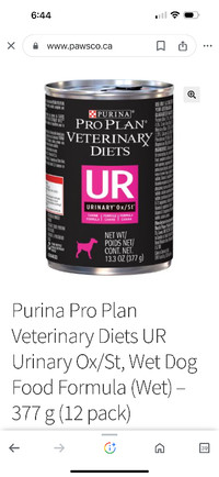 Dog food pro plan urinary diets