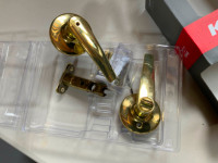 Bed & Bath Door Handles (Brass)
