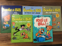 Lot de 5 bandes dessinées Boule & Bill