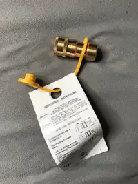 3/8” NATURAL GAS QUICK CONNECT UNIVERSAL FIT BRASS CONNECTION 