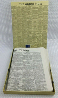 Boxed copy of THE TIMES Newspaper - Couronnement de la rein 1953