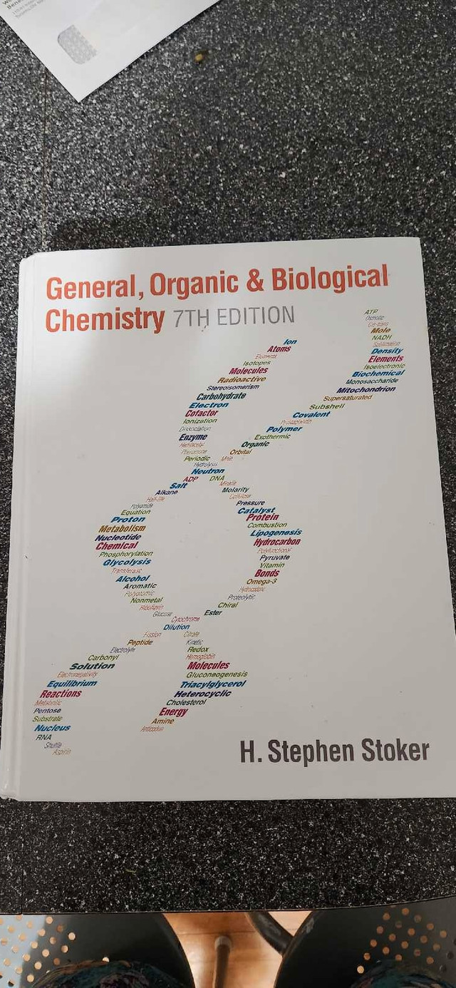 GENERAL, ORGANIC & BIOLOGICAL CHEMISTRY (7th Edition)  dans Manuels  à Winnipeg