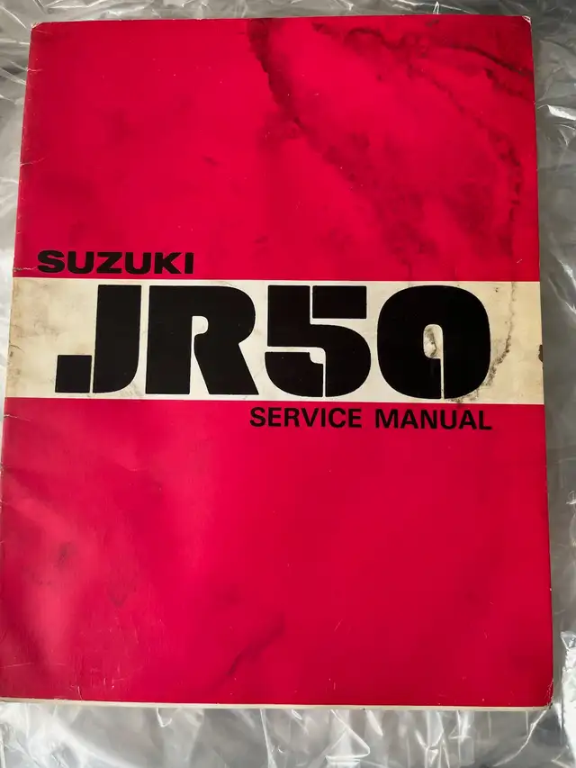 Suzuki JR50 Service Manual in Motorcycle Parts & Accessories in Pembroke - Image 2