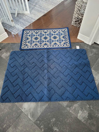 2,Piece royal blue mat set