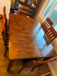 dining room kitchen table and 8 chairs for sale
