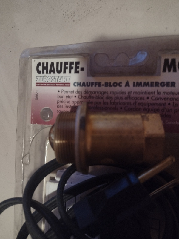 chaufe moteur (block heater)g.m. dans Moteur, Pièces de Moteur  à Saguenay