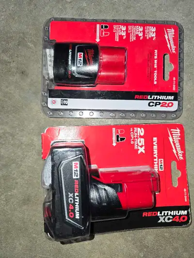 Milwaukee M12 Batteries, View more