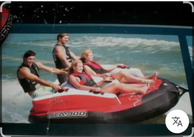 bombardier 4 person tube in Free Stuff in Charlottetown - Image 3