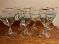 Vtg. Set 1970 IRISH COFFEE GLASSES (6).   Made in Arques France