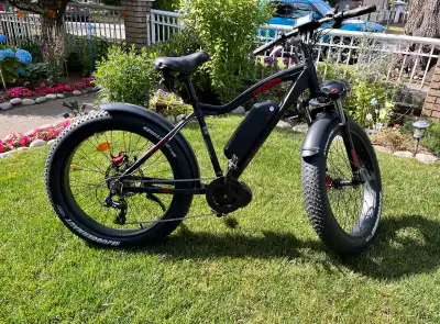 Selling my DJ Fat Tire electric bike, tuned up and ready to ride! This e-bike is built for Vancouver...