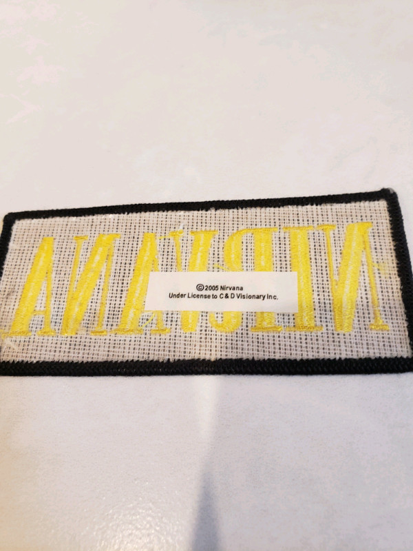 Brand new Nirvana iron on patch  in Other in Markham / York Region - Image 2