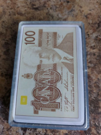 LIKE BRAND NEW NEVER USED 100 BILL DECK OF CARDS X-COND 