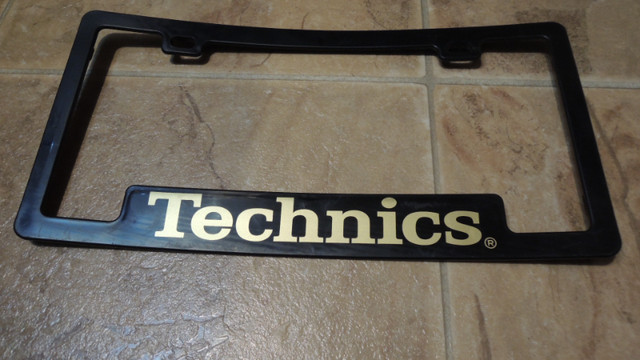 Promotional Technics License Plate Frame Circa Late 1980's in Other in Grande Prairie - Image 4