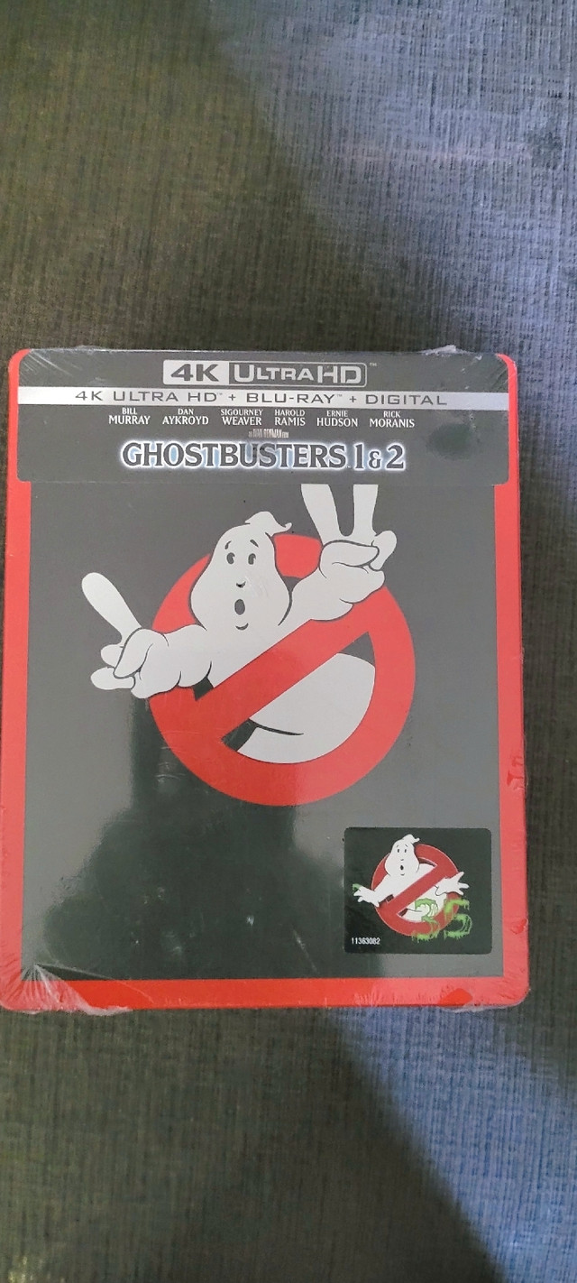 Ghostbusters 1 and 2 4k steelbook new and Sealed in CDs, DVDs & Blu-ray in Kitchener / Waterloo - Image 2
