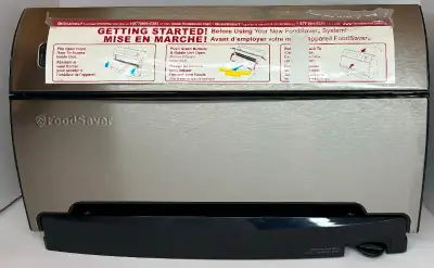 FoodSaver G3 (V3840) Stainless Steel Vacuum Sealing System, View more
