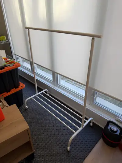 Free Clothes Rack with Wheels, View more