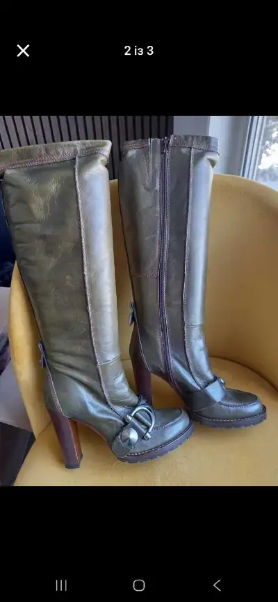 Bottes Véronique Cuoio made Italie t.36, View more