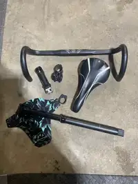 Assorted bike parts