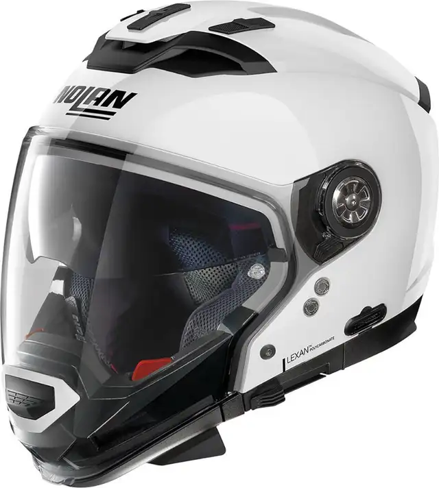 New Nolan Helmet N70-2 GT Classic N-Com metal white XL in Motorcycle Parts & Accessories in Laval / North Shore - Image 2