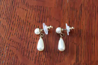 Vintage Pair Of "Pearl" Drop Earrings By Sarah Coventry, View more