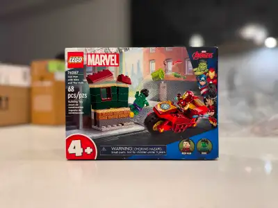 BNIB Lego 76287 Iron Man with Bike and The Hulk, View more