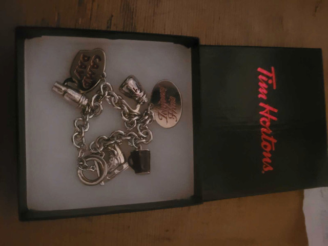 BNIB Tim Horton's Sterling Silver Charm Bracelet  in Jewellery & Watches in Kitchener / Waterloo - Image 2